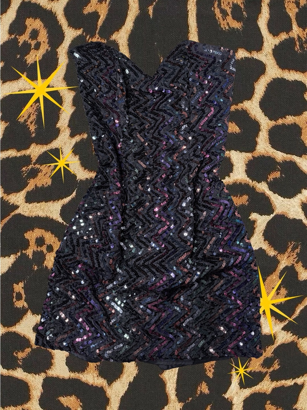 JESSICA McCLINTOCK | Vintage Sequin Party Dress | Women’s